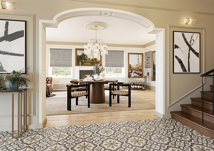 Florence Faux Suede, Taupe Brown - Roman Blind - Image 6